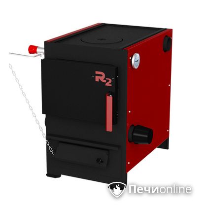 Твердотопливный котел Термокрафт R2 9 кВт конфорка термометр круглый выход в Ирбите